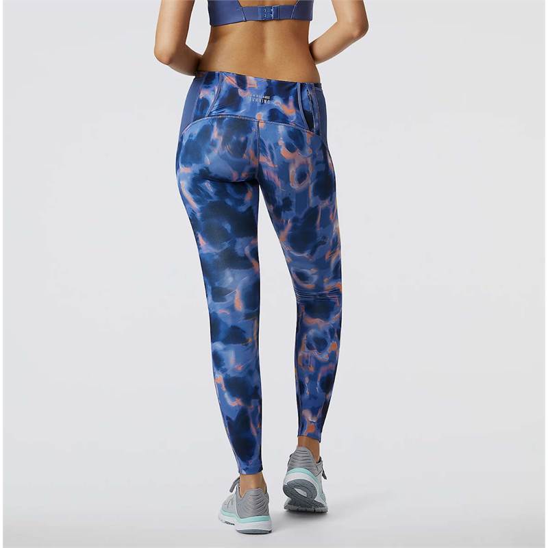 New Balance Womens Printed Impact Run Tights-3